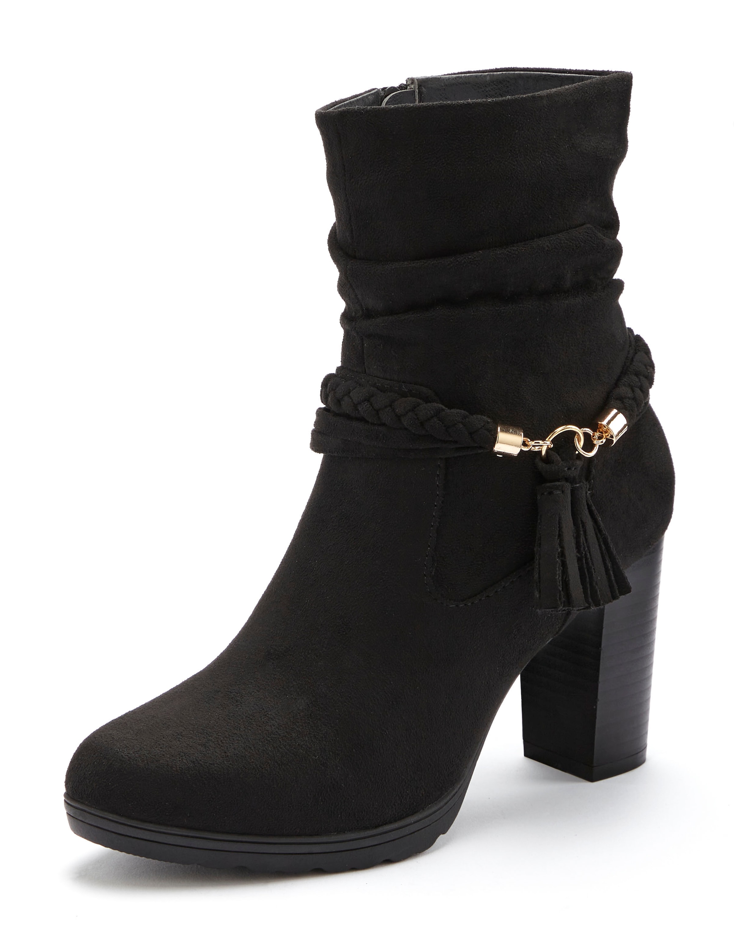 LASCANAČizme - crna boja: prednji dio