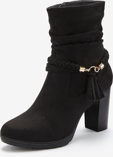 LASCANA Čizme u zlatna / crna, Pregled proizvoda