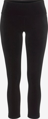 LASCANA Skinny Leggings in Zwart: voorkant