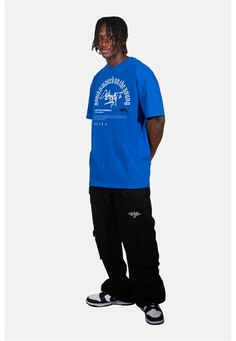 Lost Youth Shirt 'Graffiti' in Blue