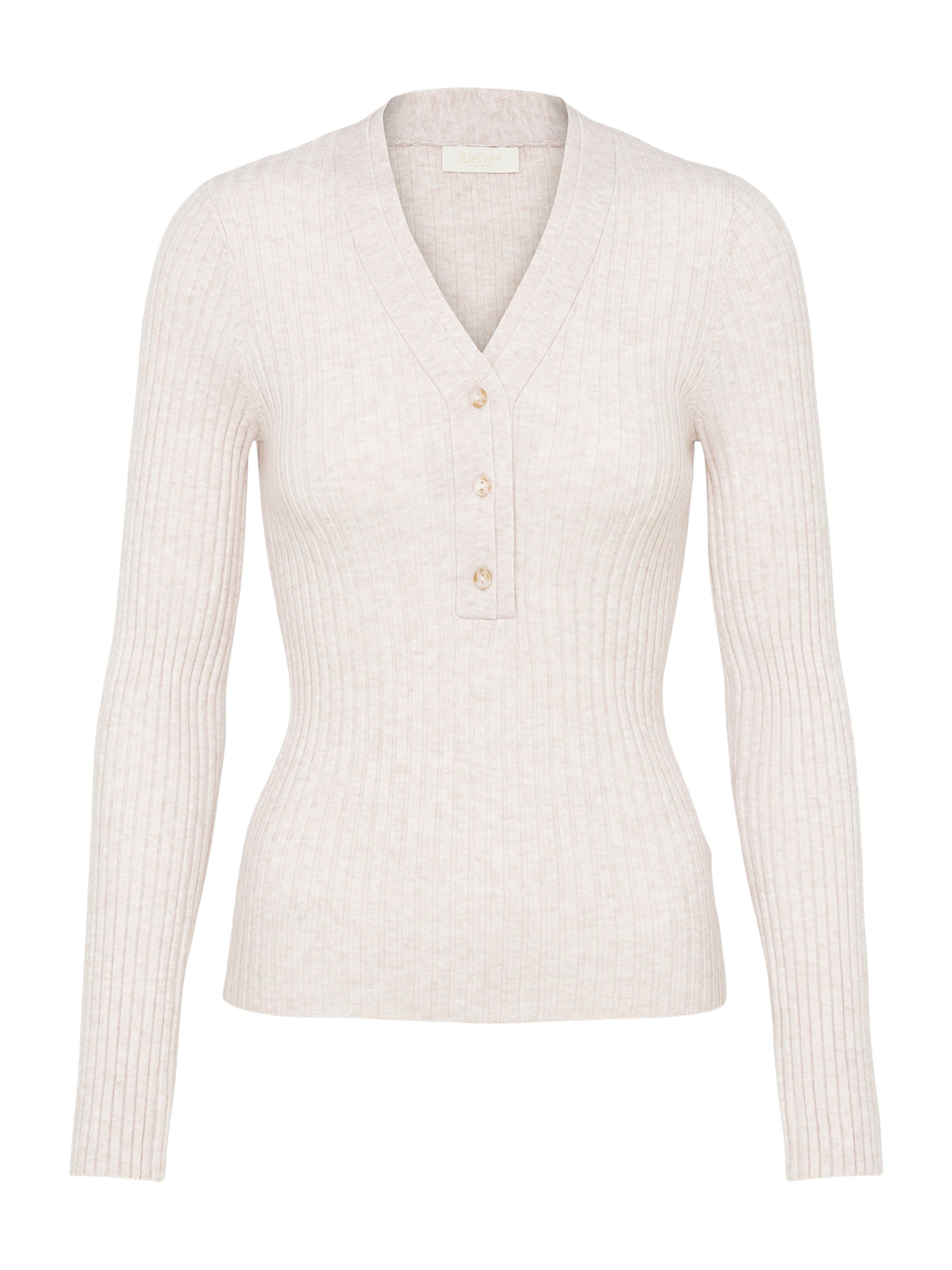 LeGer by Lena Gercke Πουλόβερ 'Nannette' σε γκριζομπέζ, Άποψη προϊόντος