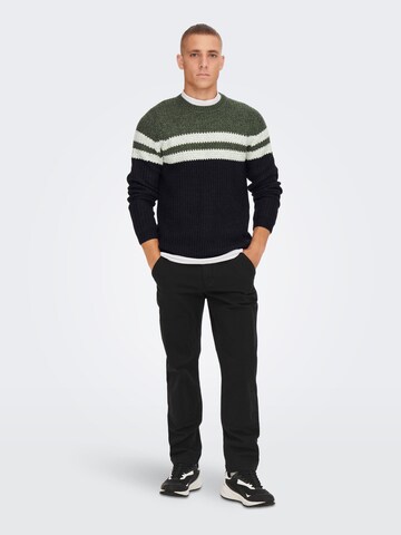 Only & Sons Sweater in Green