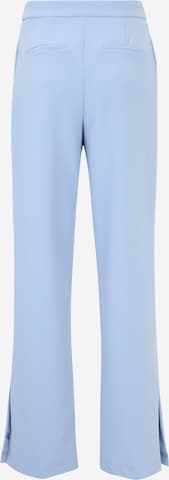 OBJECT Tall Wide leg Pleat-Front Pants 'SIGRID' in Blue