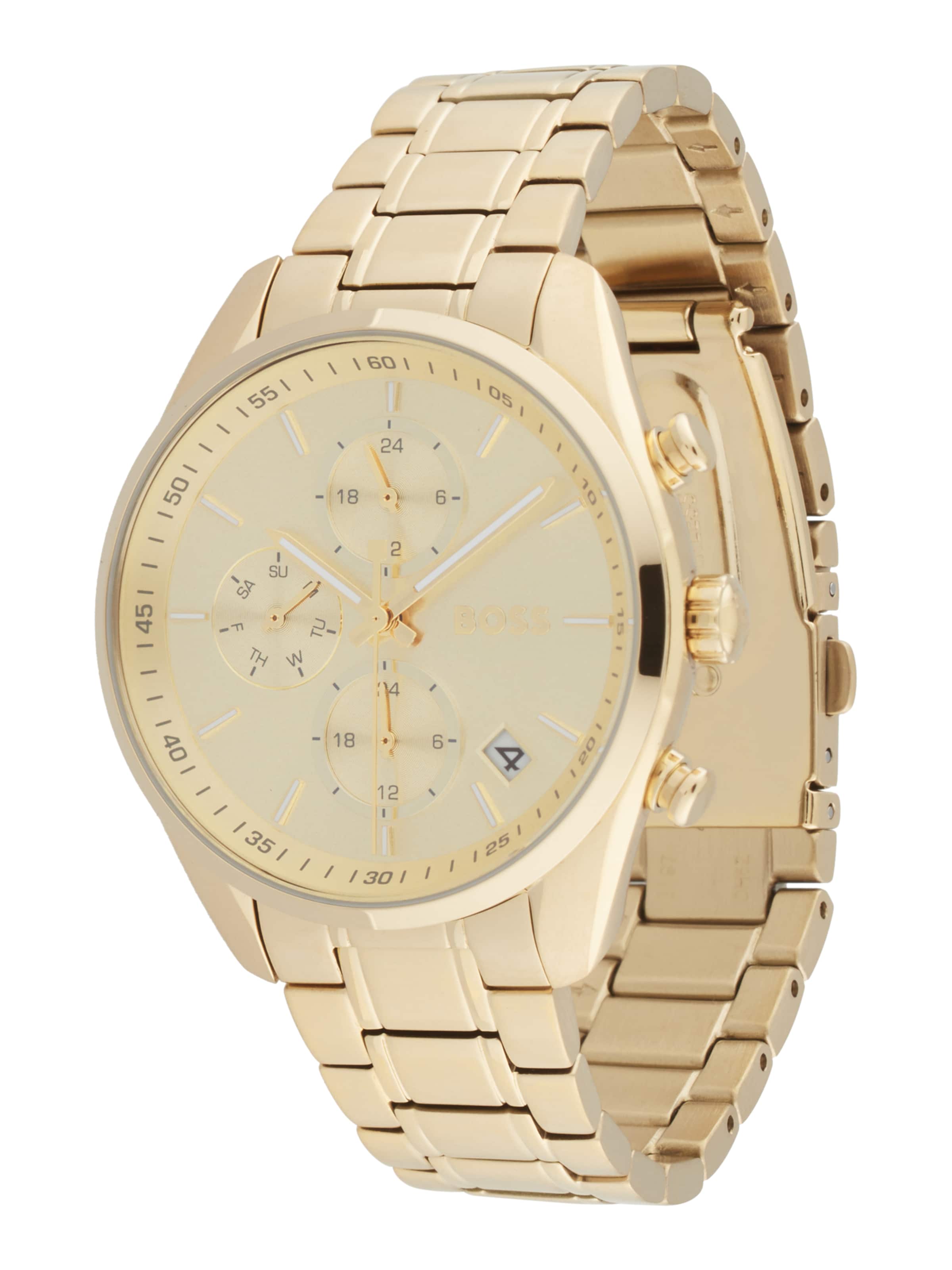 BOSS Analogt ur 'GRAND TOUR' i guld: forside