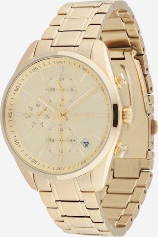 Ceas analogic 'GRAND TOUR' de la BOSS pe auriu: față