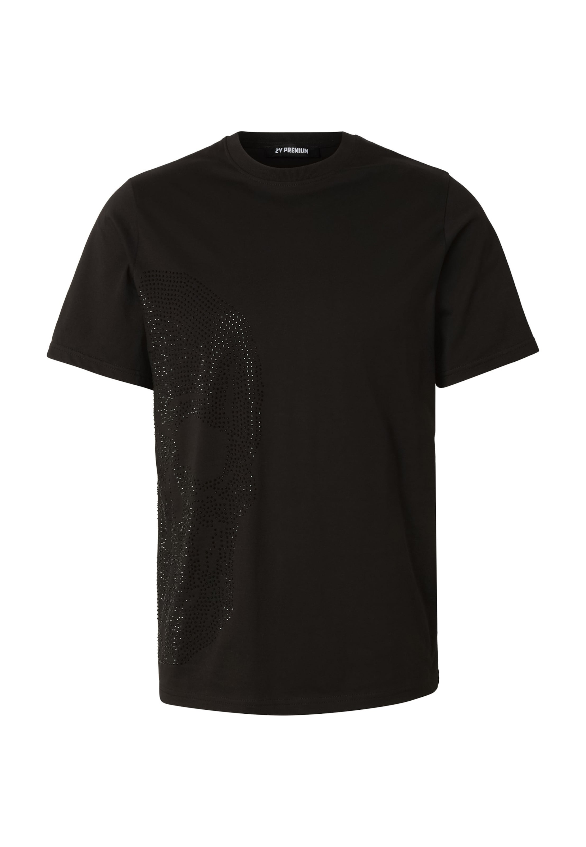 2Y Premium T-Shirt 'Void' in Schwarz: Vorderseite