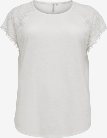 T-shirt 'Celine' ONLY Carmakoma en blanc : devant