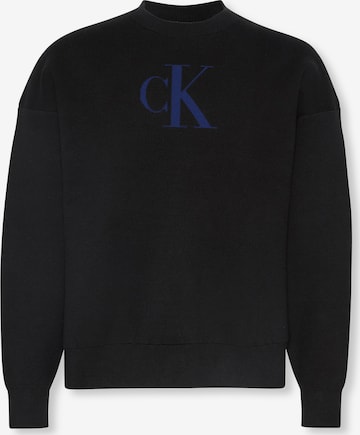 Calvin Klein JeansPulover - crna boja: prednji dio