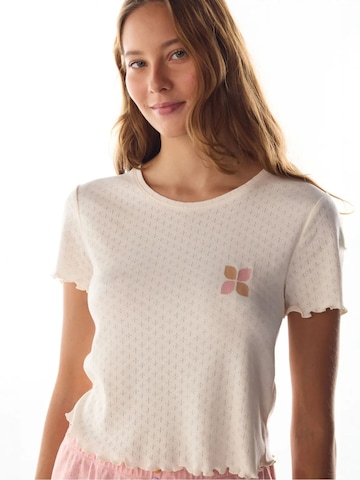 Chemise de nuit 'Lounge-Oberteile' Penti en marron : devant