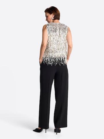 Regular Pantalon Rich & Royal en noir : derrière