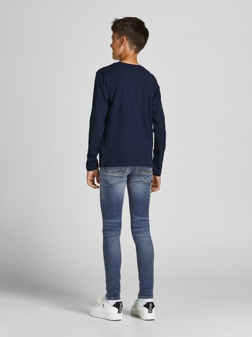 Coupe slim Jean 'Idan' Jack & Jones Junior en bleu