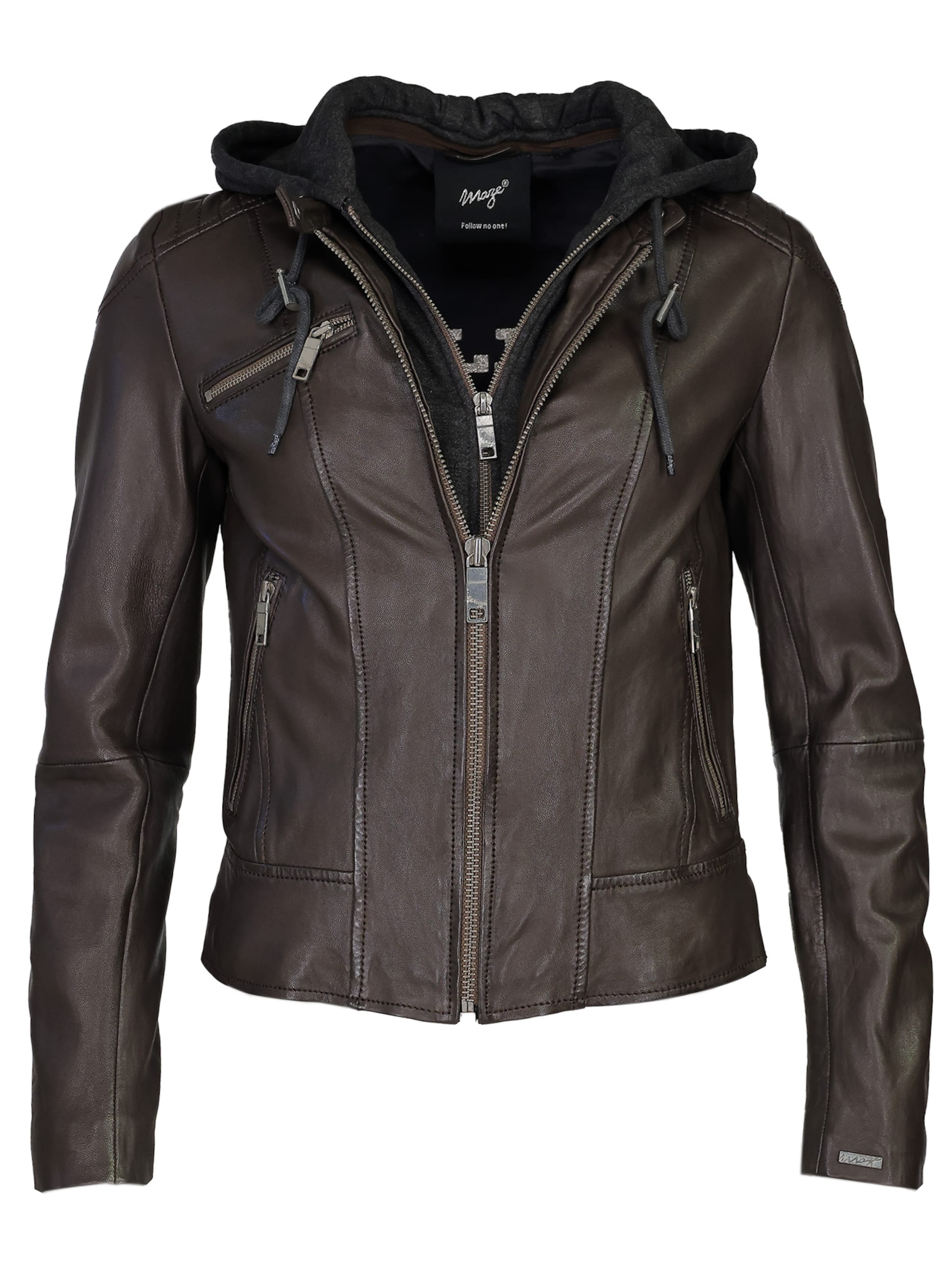 Maze Between-season jacket 'Mico' in Brown: front