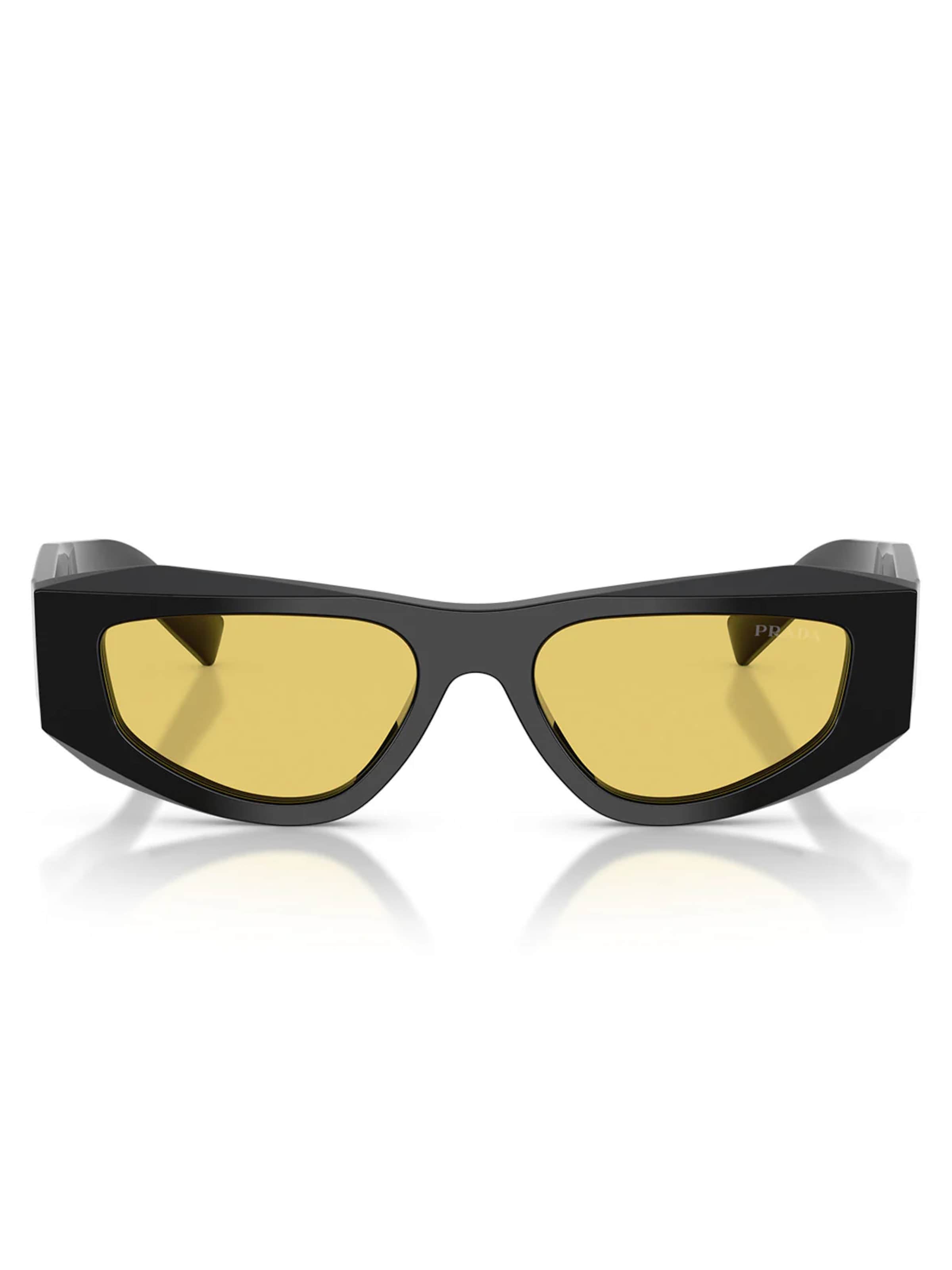 PRADA Zonnebril 'Prada  PRB19S 16K455' in Zwart: voorkant