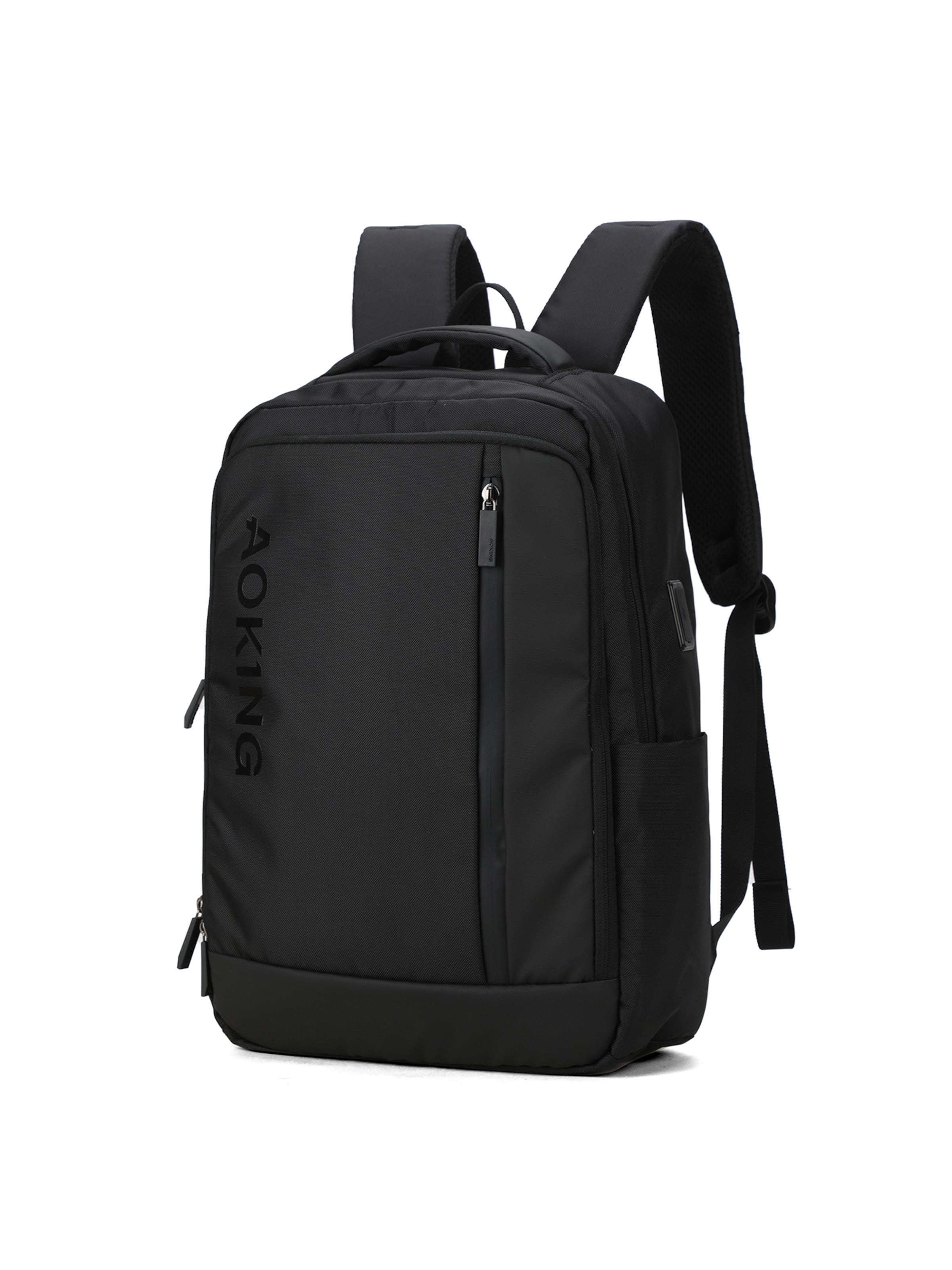 Aoking Rucksack in Schwarz: Vorderseite