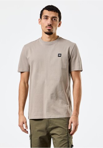 Weekend Offender T-Shirt 'Cannon Beach Badge' in Braun: Vorderseite