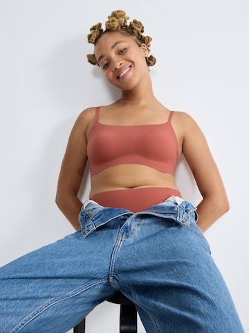 Bustier Soutien-gorge ' ZERO Feel 2.0 Ultra ' SLOGGI en orange