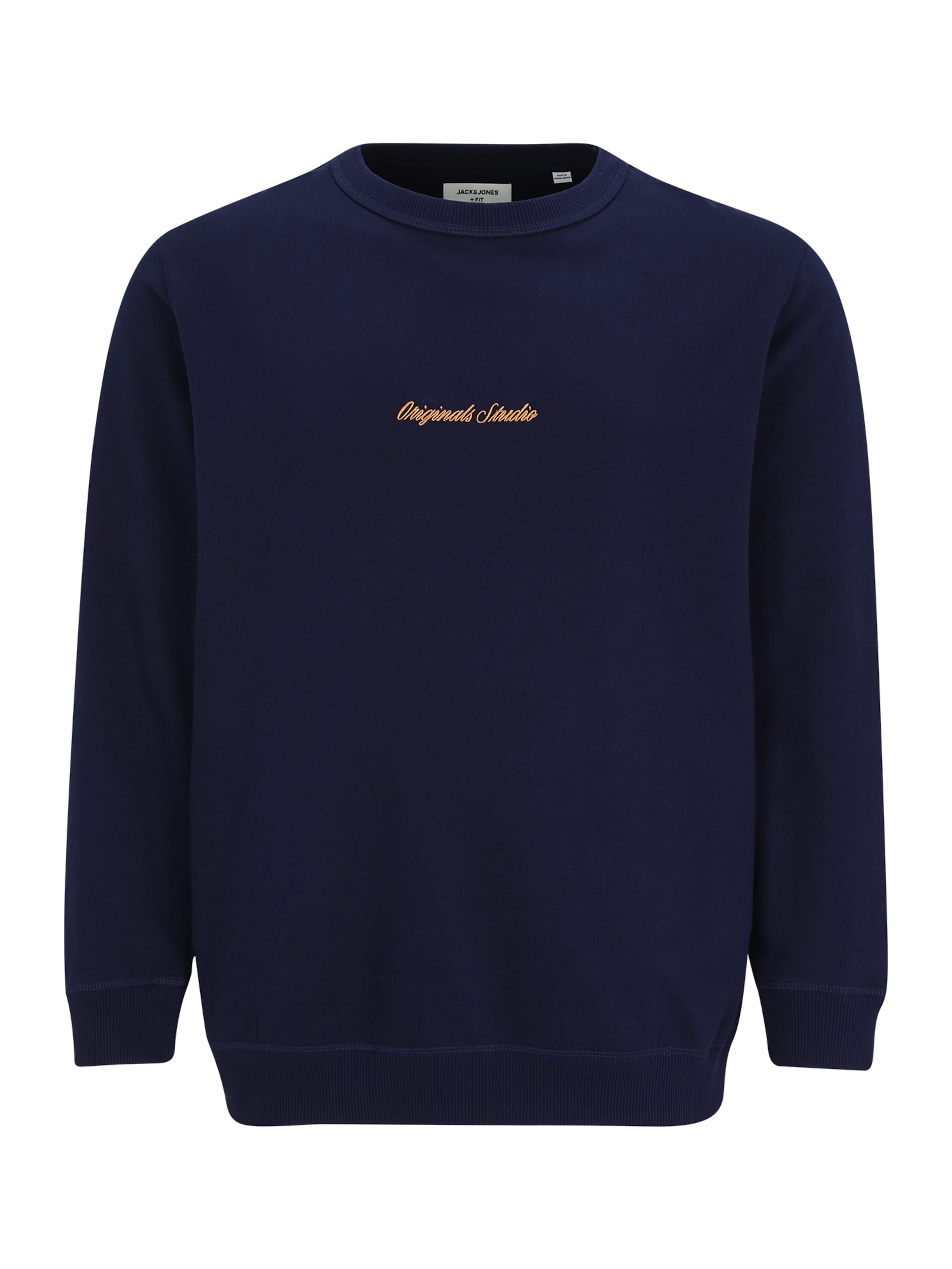 Jack & Jones Plus Μπλούζα φούτερ 'JORNorrebro' σε μπλε: μπροστά