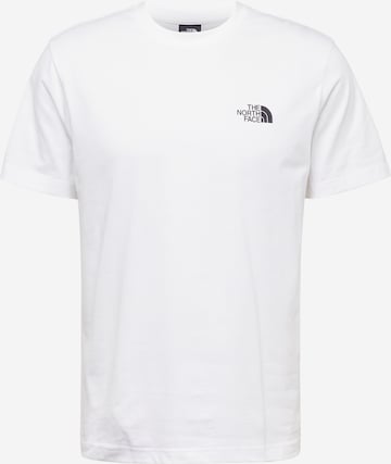 THE NORTH FACE T-Shirt 'SIMPLE DOME' in Weiß: predná strana