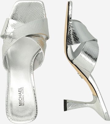 MICHAEL Michael Kors Pantolette 'CLARA' i silver