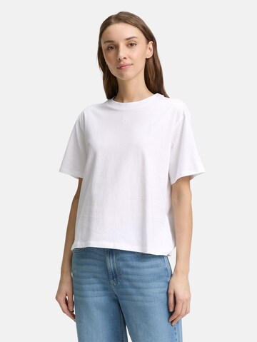Maglietta di TOM TAILOR DENIM in bianco: frontale