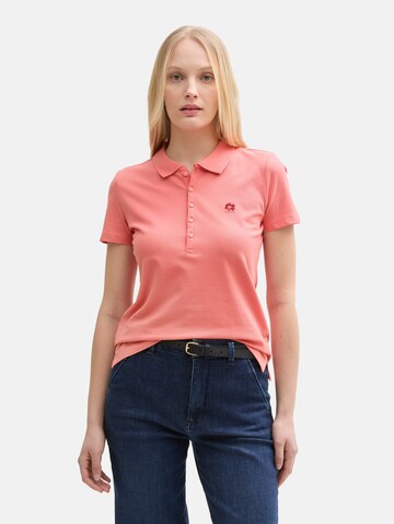 T-shirt TOM TAILOR en orange : devant