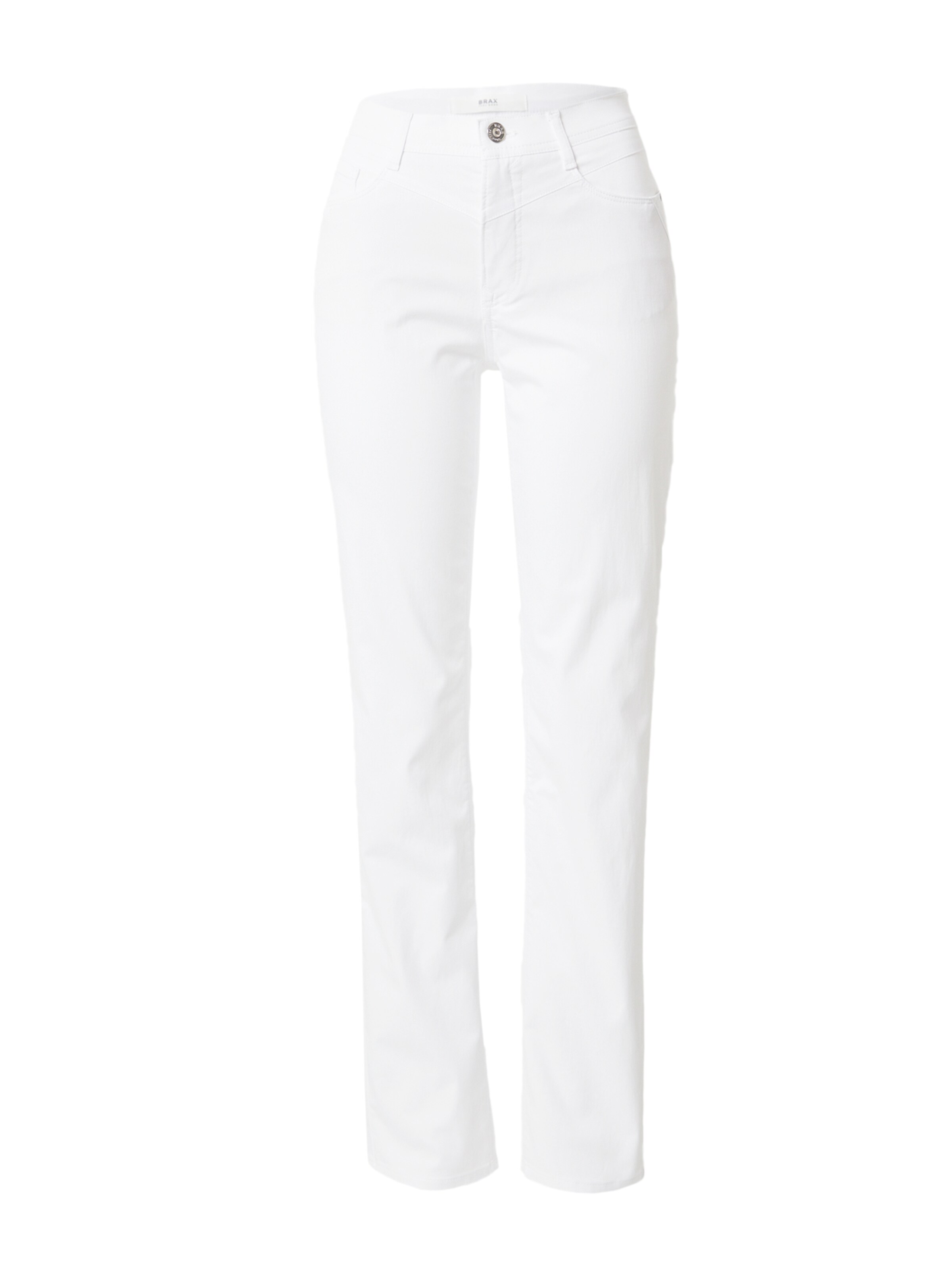 BRAX Slimfit Hose 'CAROLA' in Weiß: Vorderseite