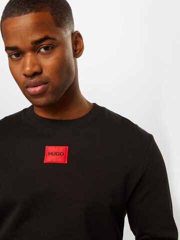 HUGO Sweatshirt 'Diragol' in Black