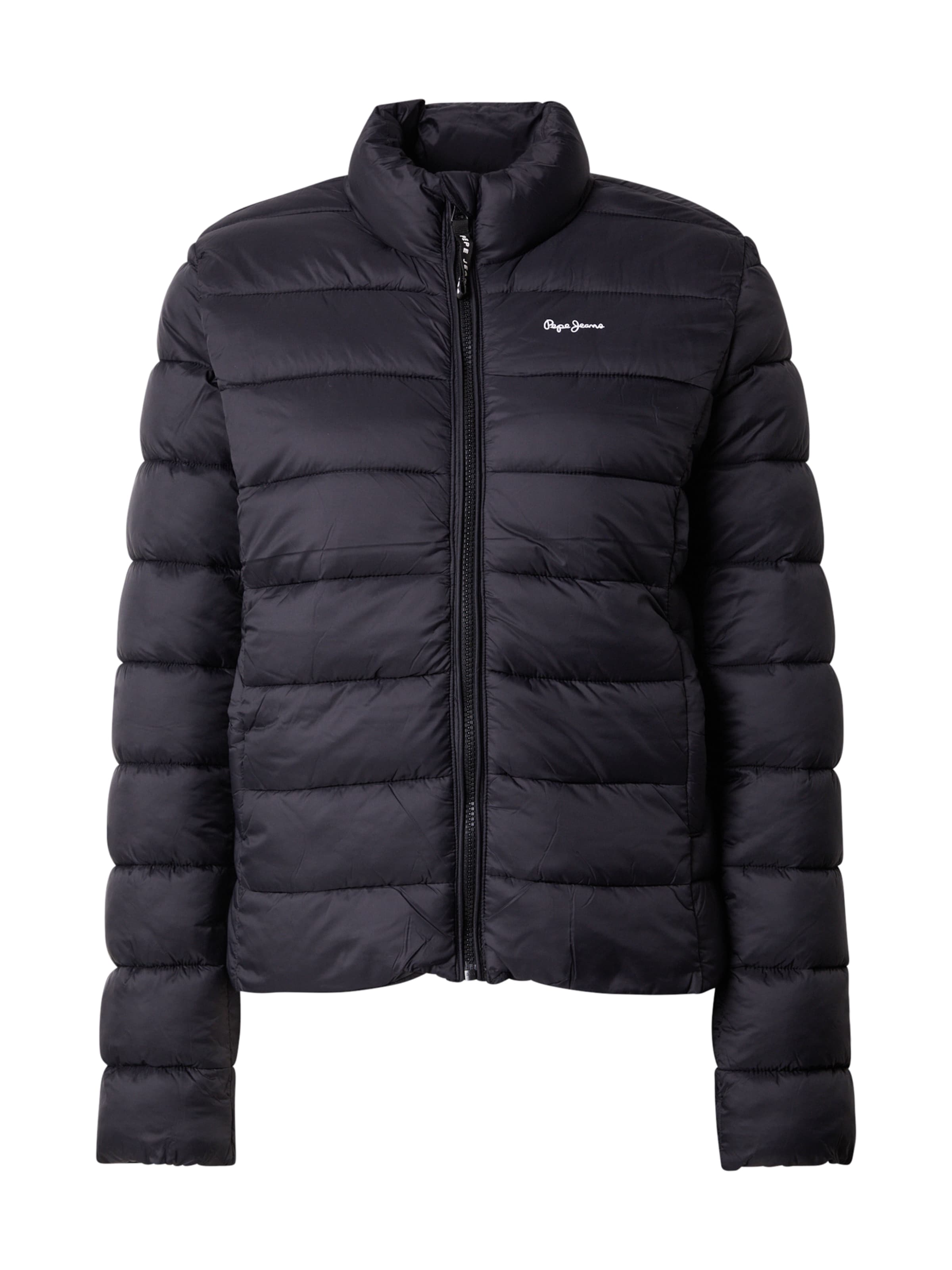 Pepe Jeans Átmeneti dzseki 'MADDIE' - fekete: elől