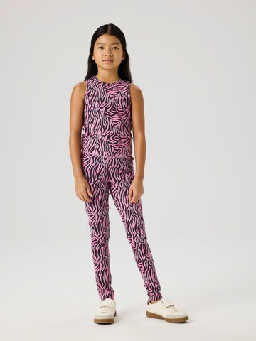 NAME IT - Slimfit Leggings en lila