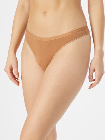 Calvin Klein Underwear regular String i beige: forside