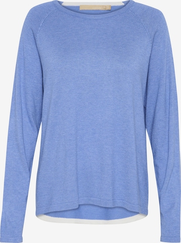 Pull-over 'CUannemarie' CULTURE en bleu : devant