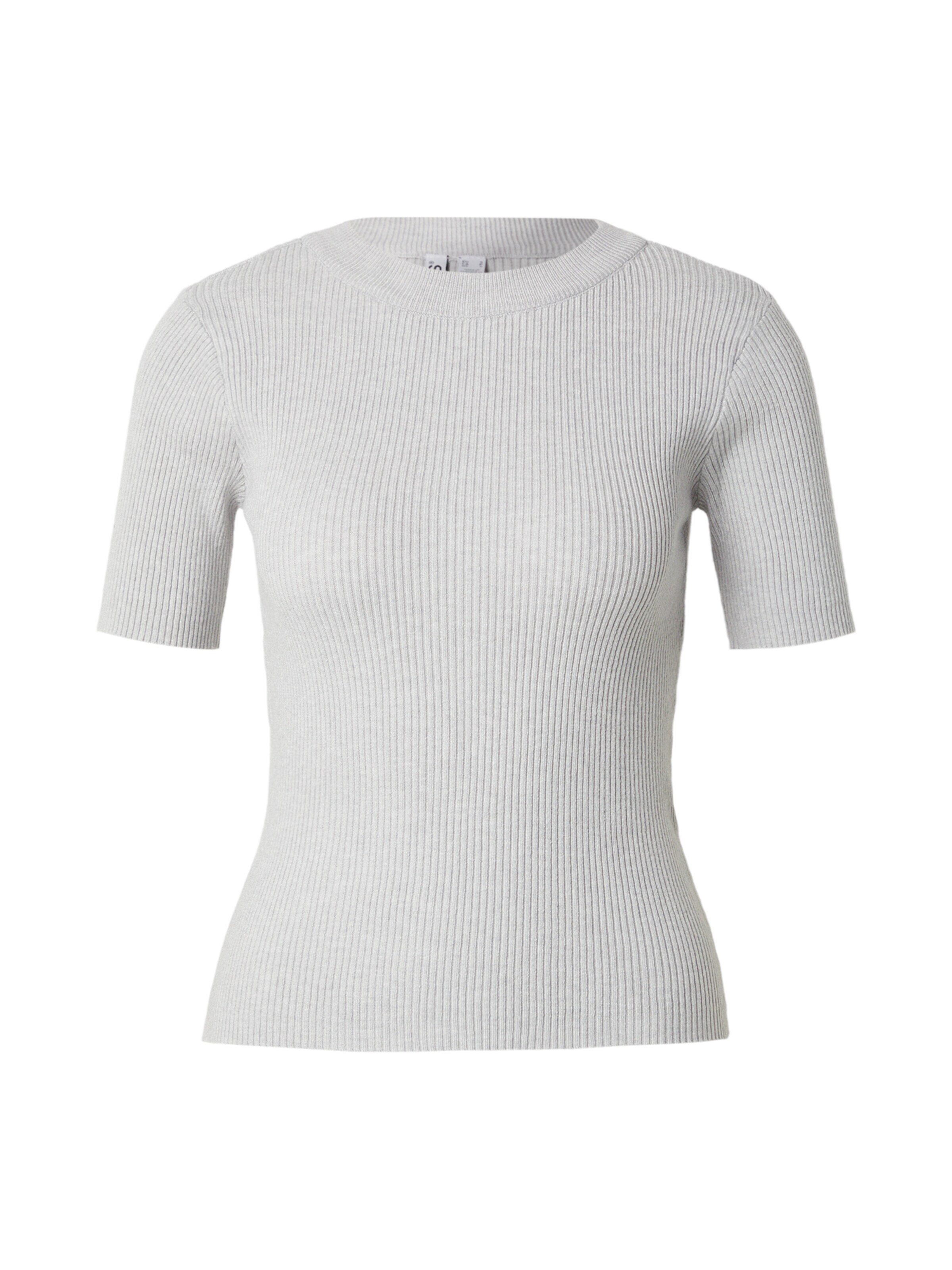 Pull-over PIECES en gris : devant