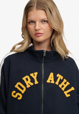 Veste de survêtement 'Athletic Essentials' Superdry & Co en bleu