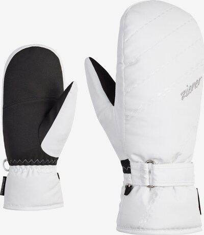 ZIENER Athletic Gloves 'KORVANA' in Grey / Black / White, Item view