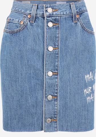 Levi's® Upcycling Skirt 'Wavvyboi Design' in Blue: front