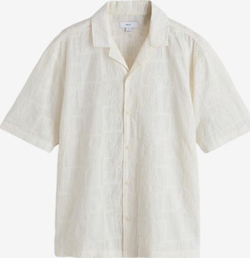 NextRegular Fit Košulja - bež boja: prednji dio