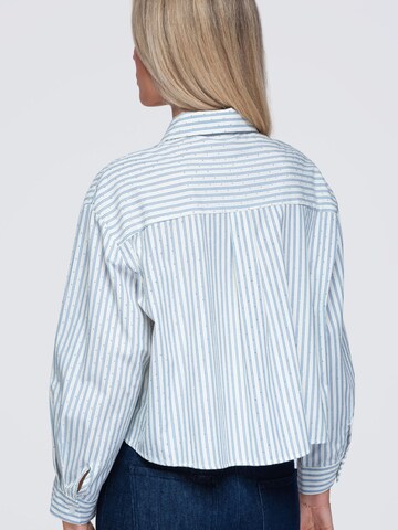 Ombre - Camiseta en azul