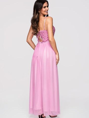 Ombre Evening dress in Pink