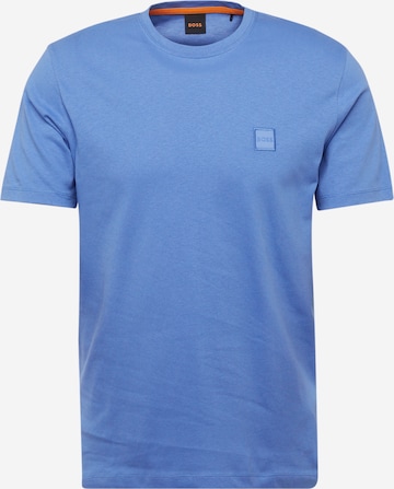 T-Shirt 'Tales' BOSS en bleu : devant