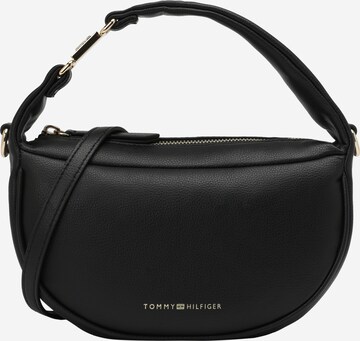 TOMMY HILFIGER - Bolso de mano en negro: frente