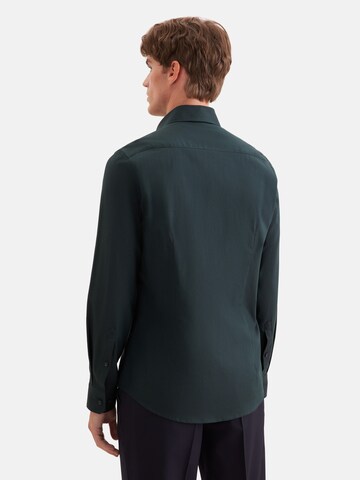 Coupe slim Chemise business 'Uni' SEIDENSTICKER en vert