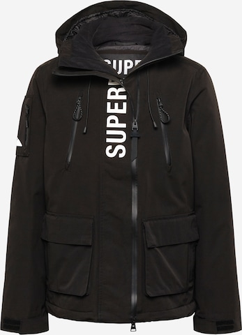 Superdry Funktsionaalne jope 'Ultimate SD', värv must: eest vaates