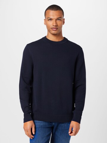 HUGO Sweater 'Stoppo' in Blue: front