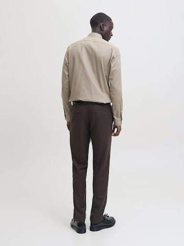 Slim fit Camicia di JACK & JONES in grigio