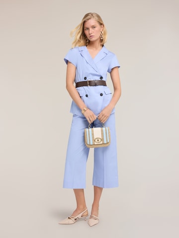 Wide leg Pantaloni di MOTIVI in blu
