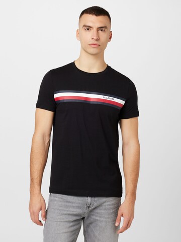 TOMMY HILFIGER T-Shirt in Schwarz: predná strana