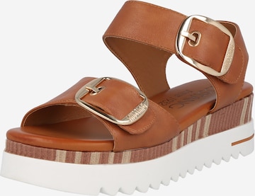 MUSTANG Sandals in Brown: front