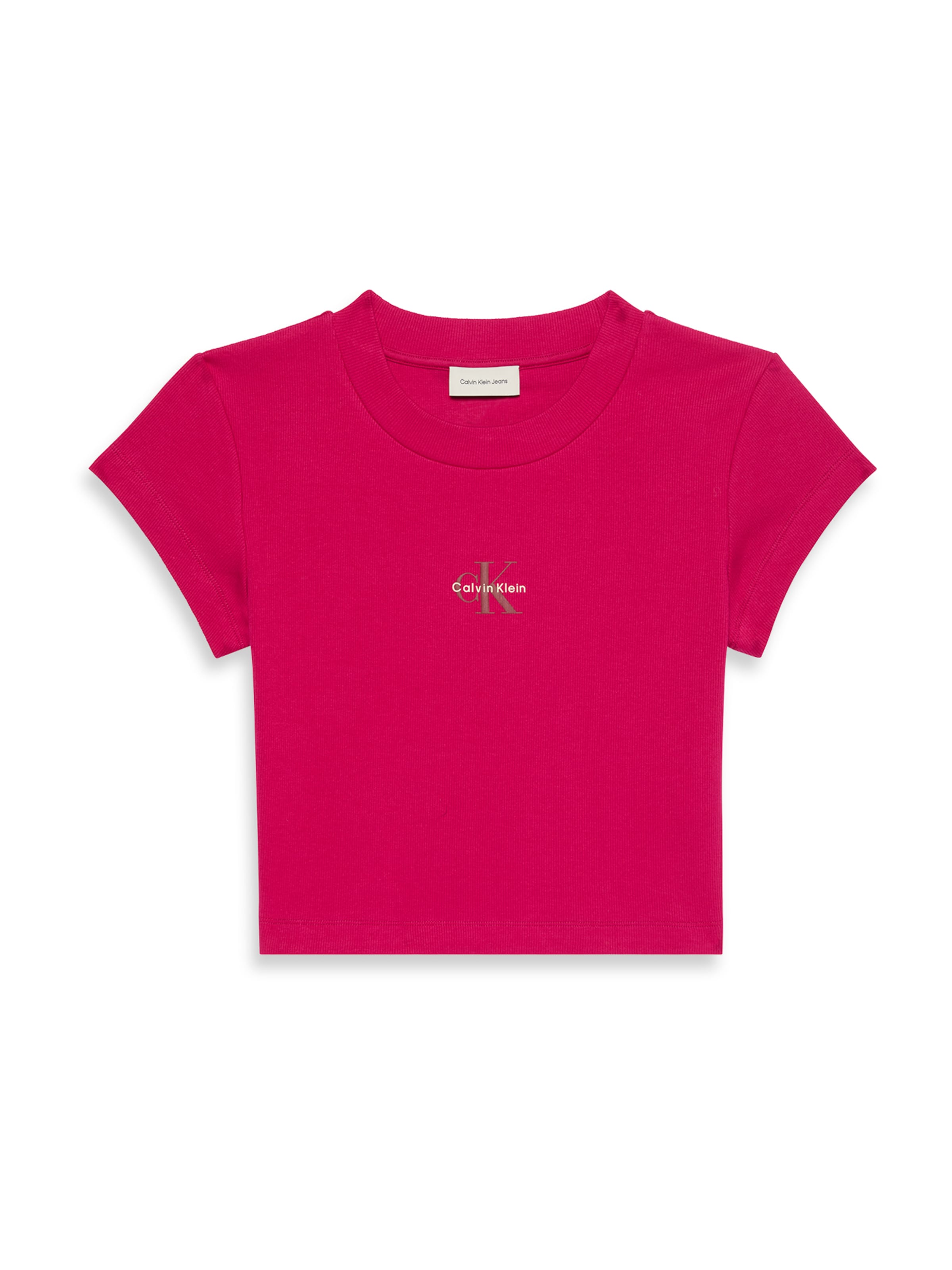 Calvin Klein Jeans Tričko – pink: přední strana