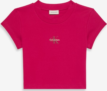 Maglietta di Calvin Klein Jeans in rosa: frontale