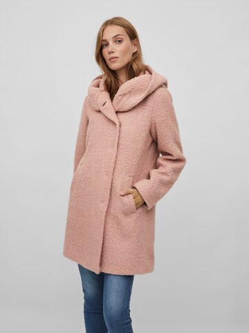 Manteau mi-saison VILA en rose : devant